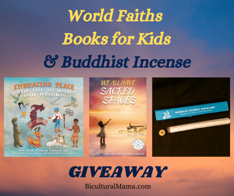 World Faiths Books for Kids and Buddhist Incense Giveaway